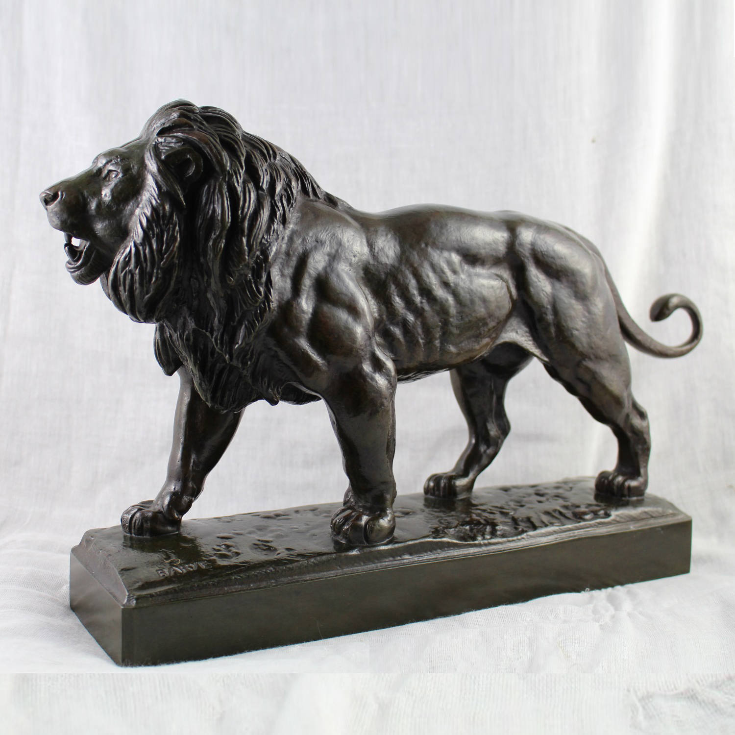 decorate garden powerful big bronze lion for sale